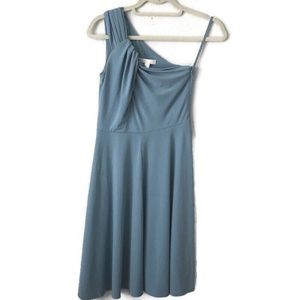 Ann Taylor Size 0 Fit Flare Dress Off Shoulder